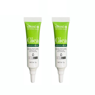 Smooth E Cica Repair Cream 7G. ลดรอยแดง ผิวอักเสบ ลดอาการผิวแพ้ง่าย แก้ปัญหา หลุมสิว ผิวแห้งเป็นขุย (แพ็ค 2)