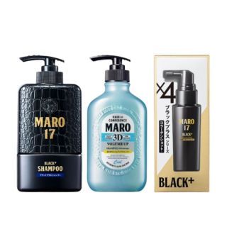 Maro 17 เซ็ตสุดคุ้ม Black Plus & 3D Volumn-Up (Cool) Shampoo