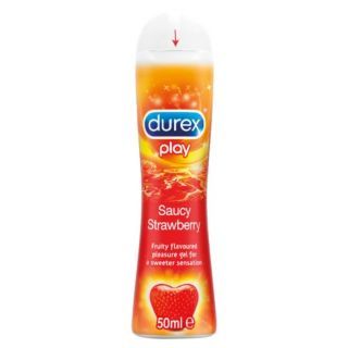 DUREX PLAY STRAWBERRY 50 ML. เจลหล่อลื่นสูตรน้ำกลิ่นสตอเบอร์รี่