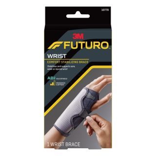 Futuro Comfort Stabilizing Wrist Brace (Left/Right) อุปกรณ์พยุงข้อมือเสริมแถบเหล็ก รุ่นปรับกระชับได้(สวมได้ทั้งซ้าย/ขวา) แบบเดี่ยว