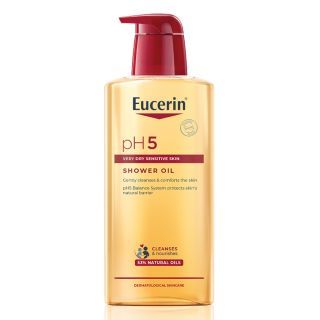 Eucerin pH5 SHOWER OIL 400ml. ครีมอาบน้ำผสมน้ำมัน ฟื้นบำรุงเกราะปกป้องผิว ยูเซอริน