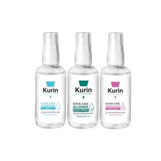 Kurin Care alcohol hand spray สเปรย์แอลกอฮอล์ 70% มี 3 สูตร