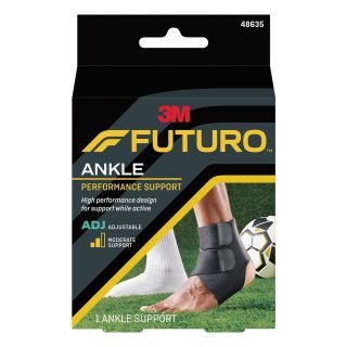 Futuro Performance Ankle Support ฟูทูโร่ สปอร์ต อุปกรณ์พยุงข้อเท้าแบบระบายความร้อน รุ่นปรับกระชับได้