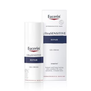 EUCERIN ULTRASENSITIVE REPAIR CREAM 50 ML.ช่วยให้เนื้อผิวแน่นชุ่มชื่น ผิวเรียบเนียนใสดูสุขภาพดี