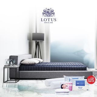 LOTUS ที่นอน รุ่น ASCOTT สีกรม ขนาด 6 ฟุต