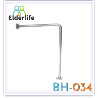 Elderlife ราวจับผู้สูงอายุ ตัวL สแตนเลส304 ท่อ32 ข้างชักโครก รุ่น BH-034