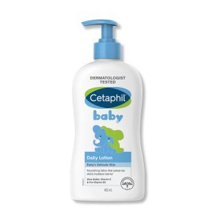 Cetaphil Baby Daily Lotion ผลิตภัณฑ์บำรุงผิวที่ช่วยประสานเซลล์ผิวให้ลูกน้อย 400ml