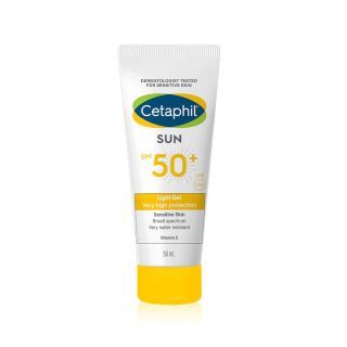 Cetaphil Sun spf50+ Light Gel  เจลกันแดดประสิทธิภาพสูง 50ml