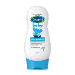 Cetaphil Baby Gentle Wash & Shampoo ผลิตภัณฑ์ทำความสะอาดผิวและเส้นผมสำหรับเด็ก 230ml