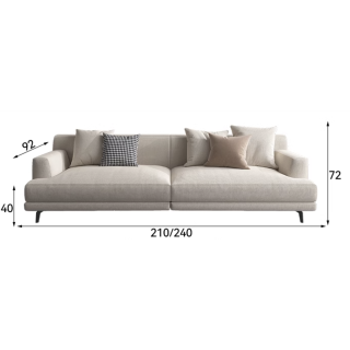 Demi Sofa
2-seat White (Pre-order)