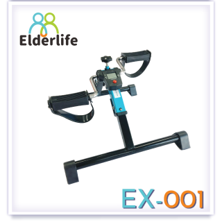 Elderlife จักรยานออกกำลังกาย ใช้งานได้ทั้ง มือ-เท้า ปั่น ระบบลูกปืน รุ่น EX-001 แบบพกพา