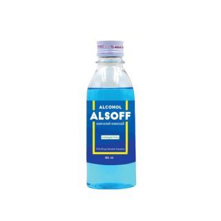 ALSOFF Alcohol 70%  แอลกอฮอล์ชนิดน้ำ 70% สำหรับฉีดพ่น ทำความสะอาด ขนาด 180 มล.