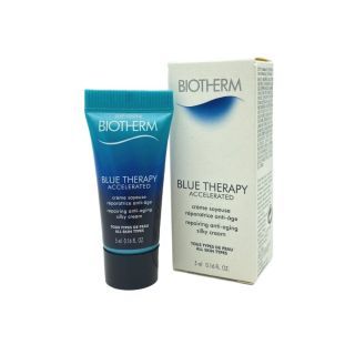 Biotherm Blue therapy accelerated repairing anti-aging silky cream บำรุงความกระชับ พร้อมลดเลือนริ้วรอย จุดด่างดำ 5ml.