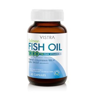 Vistra Salmon Fish Oil 1000 mg วิสทร้า น้ำมันปลาแซลมอน 1000 มก.