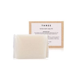 Three Bath soap ac สบู่ก้อนส่วนผสมจากธรรมชาติ 99% 120g