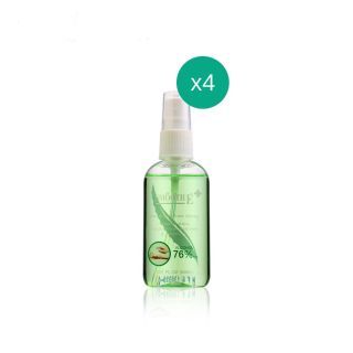 Smooth E Hand Sanitizer Alcohol Spray สเปรย์ล้างมือ แอลกอฮอล์ 76% กลิ่นหอม ถนอมผิว พกพาสะดวก สมูทอี 50ml. (แพ็ค 4)