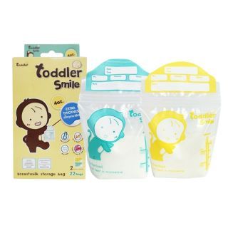 Toddler ถุงเก็บน้ำนม 4 ออนซ์ กล่องละ 22 ใบ มี 2 สี