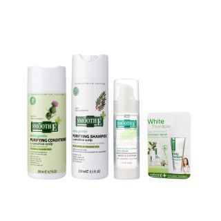 Smooth E Best of Anti - Hair Loss Set หมดปัญหาผมหลุดร่วงตั้งแต่ครั้งแรกที่ใช้ พร้อมขจัดรังแคที่เกิดจากเชื้อรา กระตุ้นให้ผมงอกขึ้นใหม่