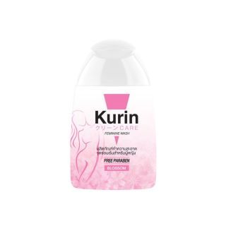 Kurin care feminine wash ph3.8 เจลทำความสะอาดจุดซ่อนเร้นสำหรับผู้หญิง สูตรบำรุงผิวขาว (100 มล.)