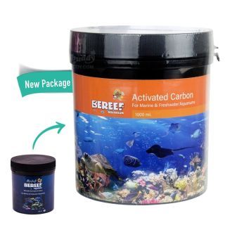 Bereef Aquarium Extrude Activated Carbon คาร์บอน ทำน้ำใส ดับกลิ่น สำหรับตู้ทะเล ตู้ปลา ตู้ไม้น้ำ