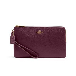 กระเป๋าคล้องมือ COACH 6644 DOUBLE ZIP WALLET (IMBOY)