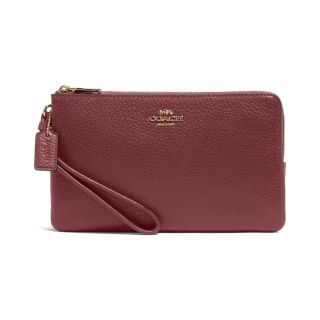 กระเป๋าคล้องมือ COACH 6644 DOUBLE ZIP WALLET (IMP1O)