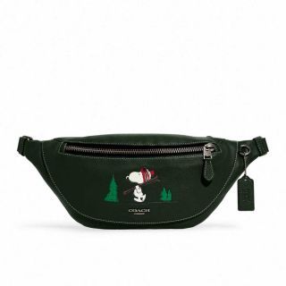 กระเป๋าคาดอก COACH CE618 COACH X PEANUTS WARREN BELT BAG WITH SNOOPY MOTIF (QBSZG)