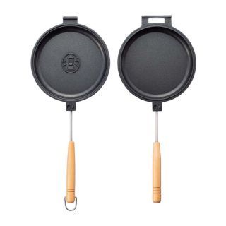 กระทะ อลูมิเนียม มีด้ามจับ Coleman Jp Double Pan Cooker-Black