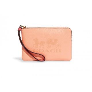 กระเป๋าคล้องมือ COACH C8717 CORNER ZIP WRISTLET IN COLORBLOCK WITH HORSE AND CARRIAGE (IMSMX)