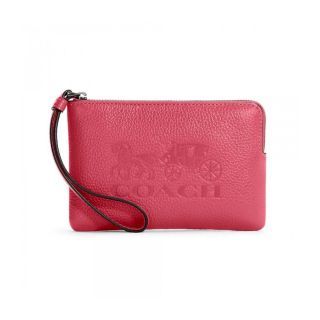 กระเป๋าคล้องมือ COACH C7420 CORNER ZIP WRISTLET WITH HORSE AND CARRIAGE (IMT9Z)