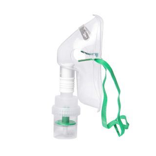 Nebulizer 7'Tube,Threaded Nut,Adult Mask Wes-0309 หน้ากากพ่นยา สำหรับเด็ก สำหรับผู้ใหญ่