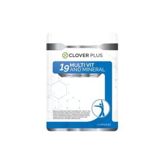 Clover plus 19 Multivit and Mineral วิตามินรวมและแร่ธาตุ 19 ชนิด ( 7 แคปซูล)