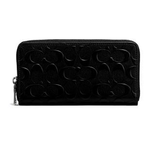 กระเป๋าสตางค์ COACH F58113 ACCORDION WALLET BLK