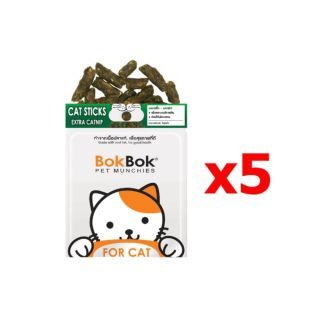 Bok Bok สติ๊กแมว - รีแรกซ์ 35 กรัม 5 ซอง