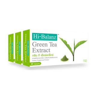 Hi-Balanz Green Tea Extract สารสกัดจากชาเขียว 3 กล่อง รวม 90 แคปซูล