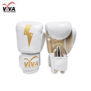 VIVA นวมมวยหนัง PU VELCRO อย่างดี รุ่น Thunder