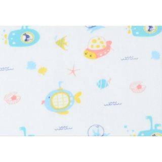 ผ้าอ้อม พรีเมี่ยมเกรด [ไซส์60x60Cm] Saker Bamboo70%+COTTON30%  Submarine เรือดำน้ำ