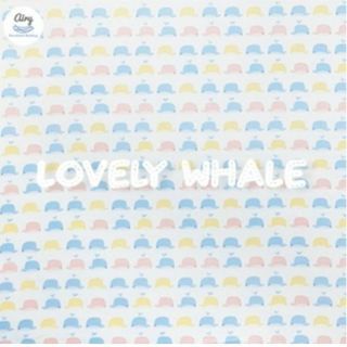 Airy Breathable Matress Sheet M 60X100 Size ผ้าปูเบาะนอน ไซส์ M Lovely Whale