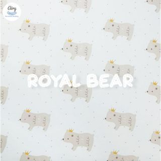 Airy Breathable Matress Sheet M 60X100 Size ผ้าปูเบาะนอน ไซส์ M Royal Bear