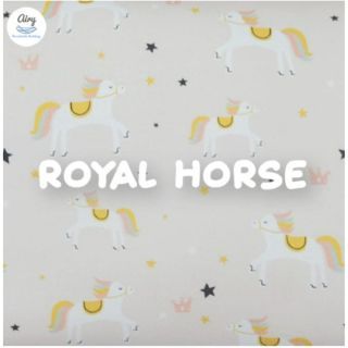 Airy Breathable Matress Sheet (Size S-65) ผ้าปูเบาะนอนหายใจผ่านได้ สำหรับเบาะขนาด 65X95X5 ซม. Royal Horse