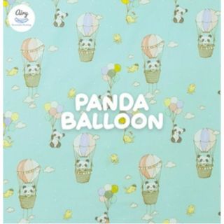 Airy Breathable Matress Sheet (Size S-65) ผ้าปูเบาะนอนหายใจผ่านได้ สำหรับเบาะขนาด 65X95X5 ซม. Panda Balloon