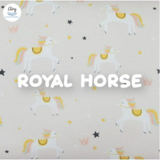 Airy Breathable Matress ผ้าปูเบาะนอนทารกหายใจผ่านได้ ไซส์ (Xl-70) ขนาด 70X130Cm. Royal Horse