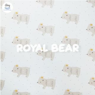 Airy Breathable Matress Sheet Cotton (Size L-60) ผ้าปูเบาะนอนหายใจผ่านได้ สำหรับเบาะขนาด 60X120 ซม. Royal Bear