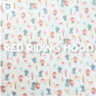 Airy Breathable Matress ผ้าปูเบาะนอนทารกหายใจผ่านได้ ไซส์ (Xl-70) ขนาด 70X130Cm. Red Riding Hood