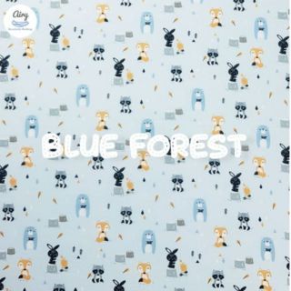 Airy Breathable Matress ผ้าปูเบาะนอนทารกหายใจผ่านได้ ไซส์ (Xl-70) ขนาด 70X130Cm. Blue Forest