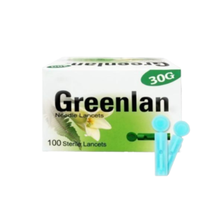 Greenlan Needle Lancets เข็มเจาะเลือดขนาด 30G 100 ชิ้น สำหรับเครื่อง OK Meter