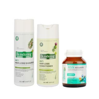 Smooth E Extra Anti Hair Loss Set เซ็ตดูแลเส้นผม หยุดผมร่วง เพิ่มความแข็งแรงให้หนังศีรษะ Vitamin + Shampoo + Conditioner