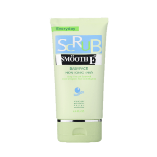 Smooth E Babyface Scrub สครับไม่มีฟอง Non-Ionic ช่วยผลัดเซลล์ผิว ลดสิว ควบคุมความมัน ไม่อุดตัน  4 Oz.