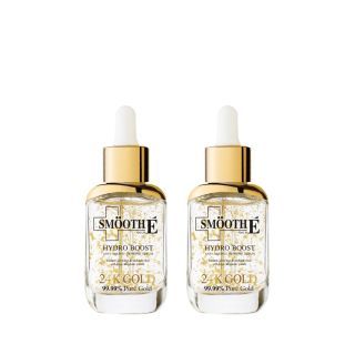 Smooth E 24K Gold Hydroboost Serum 30ml. เซรั่มบำรุงผิว (สำหรับผิวมีปัญหาริ้วรอย หน้าหมองคล้ำ ฟื้นฟูผิว เผยผิวกระจ่างใส) [เซรั่มขายดีอันดับ 1] (แพ็ค 2)