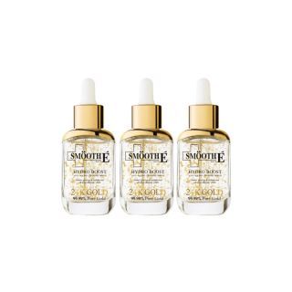 Smooth E 24K Gold Hydroboost Serum 30ml. เซรั่มบำรุงผิว (สำหรับผิวมีปัญหาริ้วรอย หน้าหมองคล้ำ ฟื้นฟูผิว เผยผิวกระจ่างใส) [เซรั่มขายดีอันดับ 1] (แพ็ค 3)